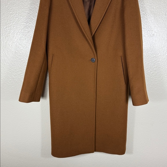 Aritzia Babaton The Stedman Coat Virgin Wool in Rich Camel - Picture 5 of 10